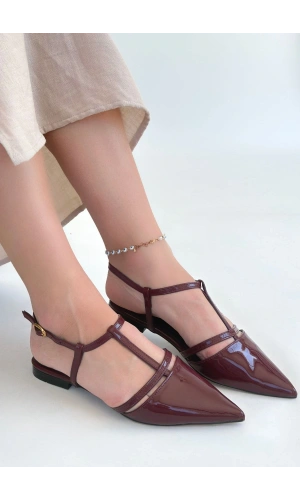 Canca Bordo Rugan Babet Ayakkabı