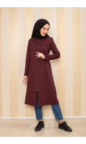 Cepli Tesettür Kap Bordo