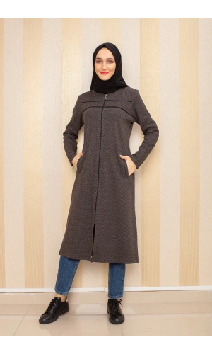 Cepli Tesettür Kap Kahverengi