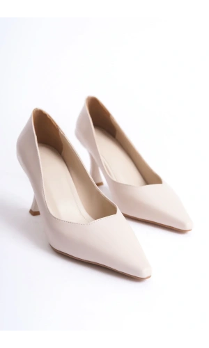 Cordelia Kadın Mat Bej Stiletto