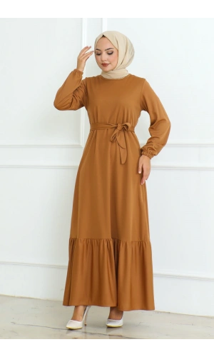 elbise camel 207