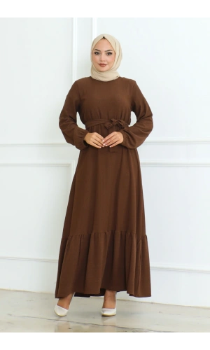 elbise kahverengi 206