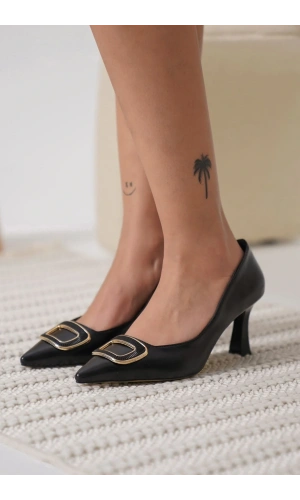 Emery Kadın Siyah Topuklu Ayakkabı