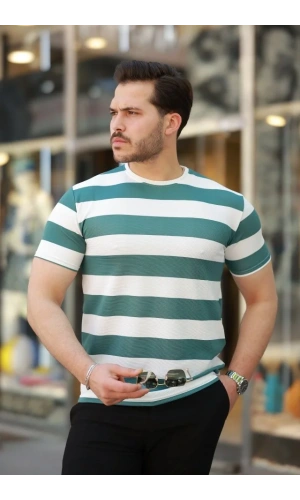 Erkek çift Renk Pamuklu örme Kumaş Kısa Kollu T-shirt