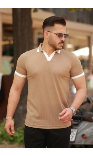 Erkek Hemşire Yaka Kısa Kollu Tişört