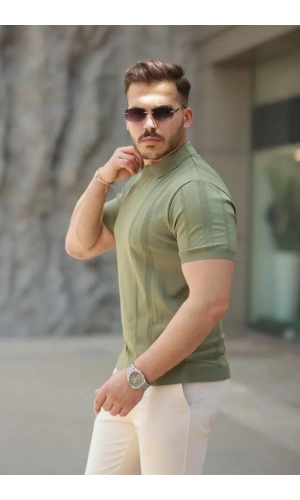 Erkek Hemşire Yaka Kısa Kollu Tişört