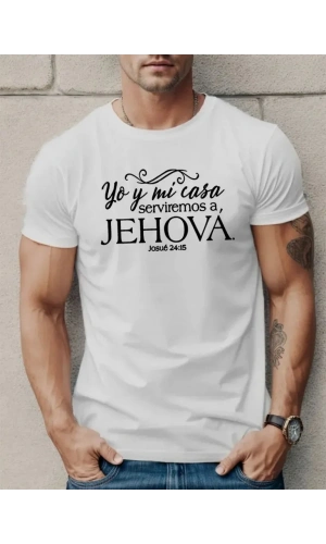 Erkek Jehova Baskılı Süprem T-shirt