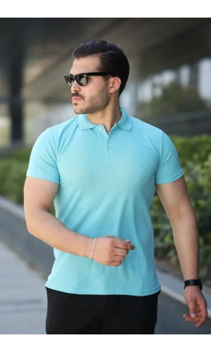 Erkek Kısa Kollu Yakalı Tişört