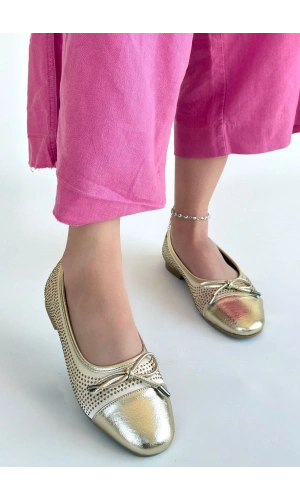 Etya Gold Cilt Babet Ayakkabı