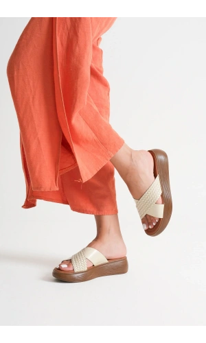 Fayn Bej Hakiki Deri Terlik