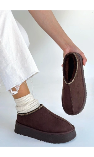 Foyk Kahverengi Süet Bot