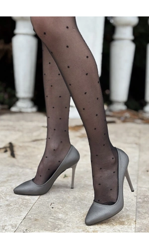 Hillar Platin Saten Stiletto Ayakkabı