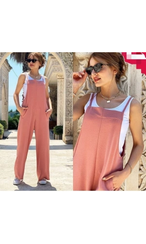 Kadın İp Askılı Atlet Detay Aerobin Salaş Tulum