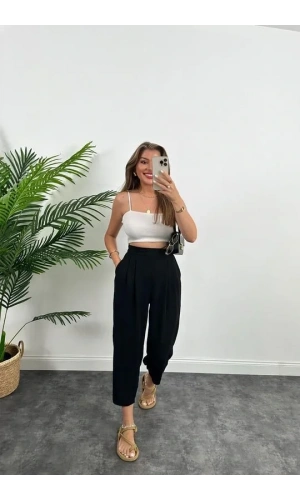 Kadın Yüksek Bel Hürrem Pantolon