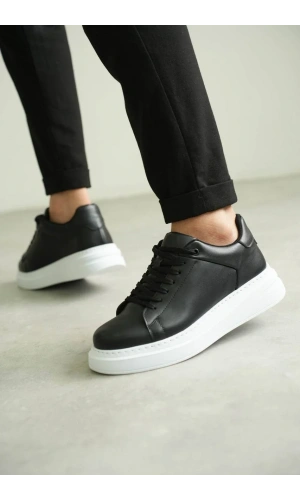 KB-B2 Kuback Siyah Cilt Günlük Erkek Ayakkabı