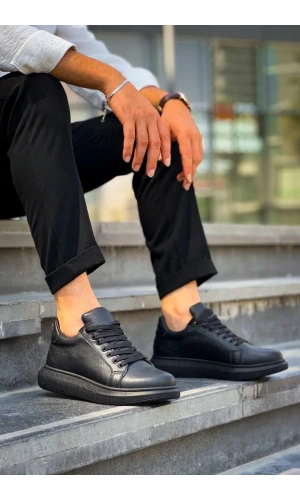 KB-DX46 Kuback Kömür Deri  Günlük Erkek Ayakkabı