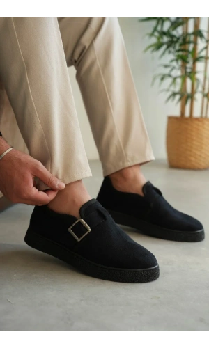 KB-KX1 Kuback Lacivert Kürklü Günlük Erkek Ayakkabı