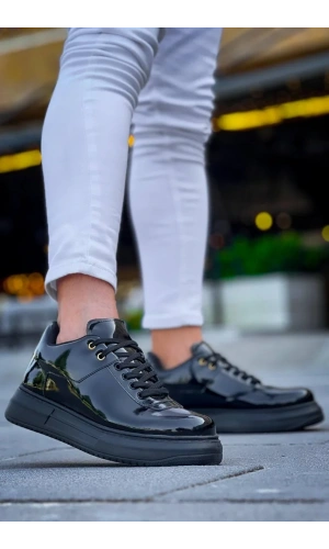 KB-X20 Kuback Kömür Rugan  Günlük Erkek Ayakkabı