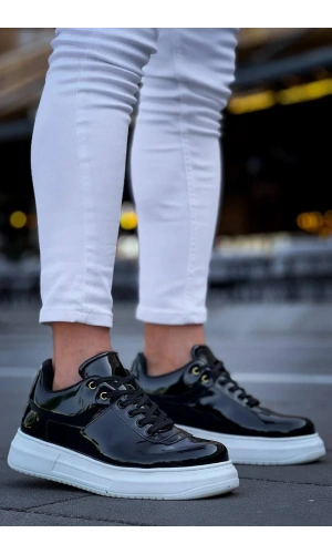 KB-X20 Kuback Siyah Rugan  Günlük Erkek Ayakkabı