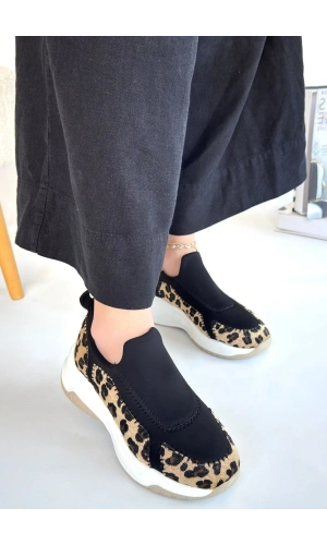 Kendy Leopar Süet Spor Ayakkabı