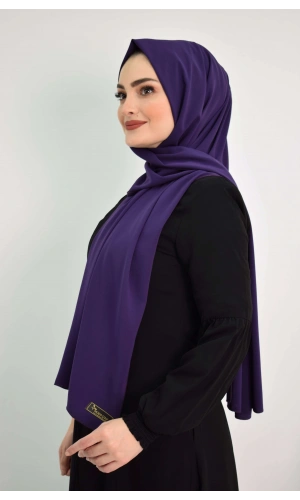 Medine İpeği Şal MC1115 Mor