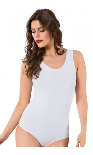 Moda Çizgi Bayan Kalın Askılı Body 238