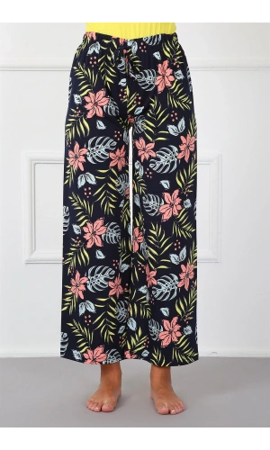 Moda Çizgi Bayan Pamuk Tek Alt Pijama 210012