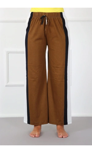 Moda Çizgi Bayan Pamuk Tek Alt Pijama 210015