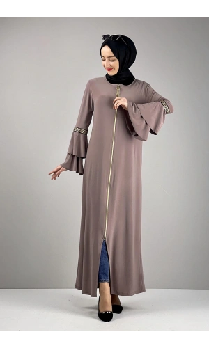 Moda Çizgi Büyük Beden Ferace