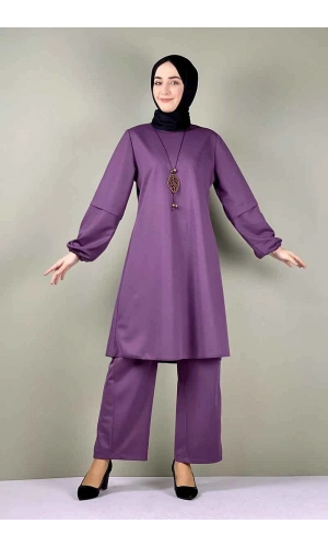 Moda Çizgi Büyük Beden Tesettür Takım