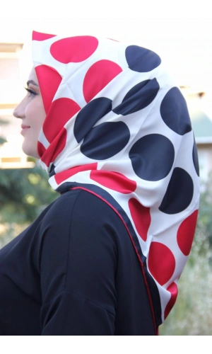 Moda Çizgi Desenli Eşarp