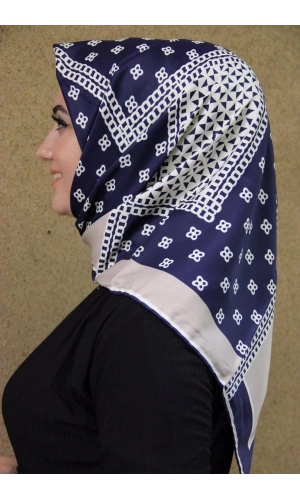Moda Çizgi Desenli Eşarp