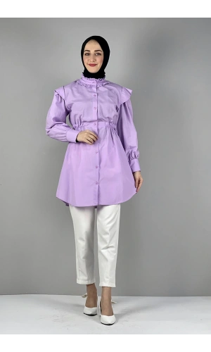 Moda Çizgi Desenli Tunik