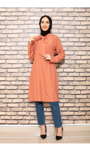 Moda Çizgi Desenli Tunik