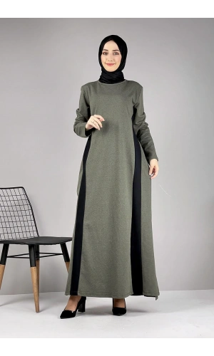 Moda Çizgi Desenli Tunik