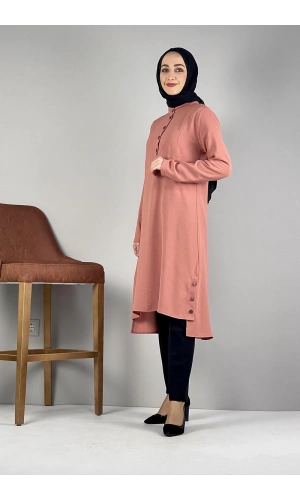 Moda Çizgi Desenli Tunik