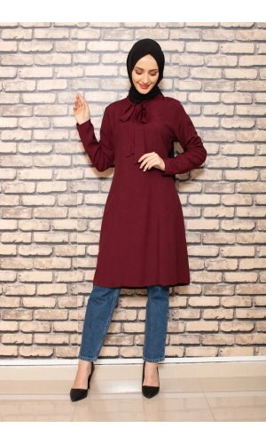 Moda Çizgi Desenli Tunik