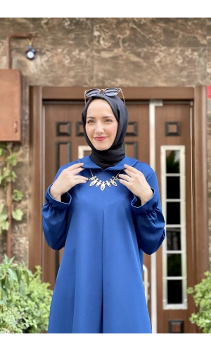 Moda Çizgi Desenli Tunik