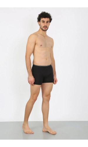 Moda Çizgi Erkek Pamuk Likralı Siyah 40133