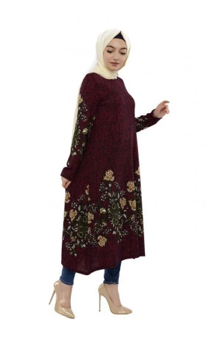 Moda Çizgi İşlemeli Krep Şal