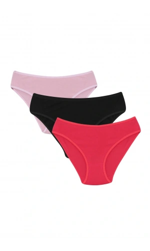 Moda Çizgi Kadın 3lü Külot 40244