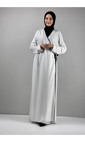 Moda Çizgi Namaz Elbisesi