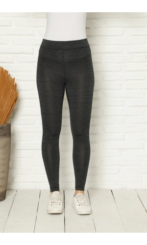 Moda Çizgi Penye Likralı Tayt 5886