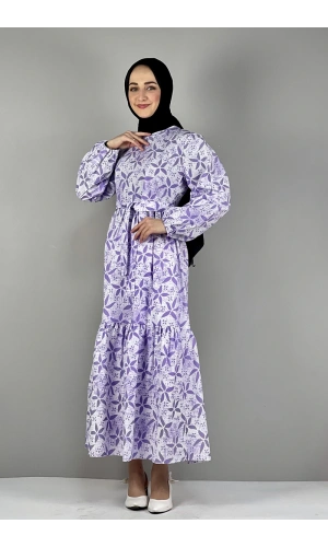 Moda Çizgi Tesettür Elbise