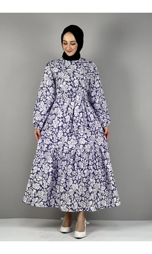 Moda Çizgi Tesettür Elbise