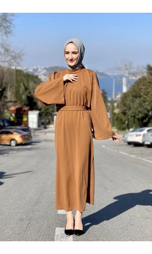 Moda Çizgi Tesettür Elbise