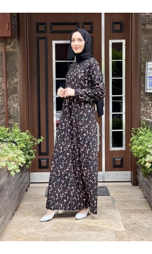 Moda Çizgi Tesettür Elbise