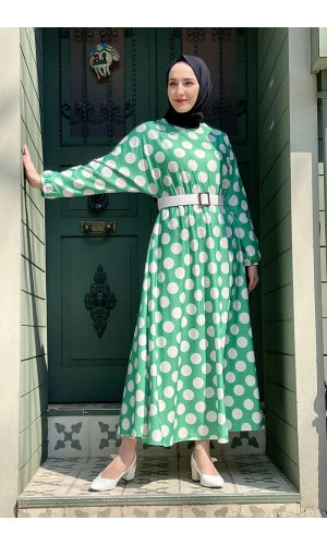 Moda Çizgi Tesettür Elbise