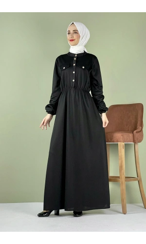 Moda Çizgi Tesettür Elbise