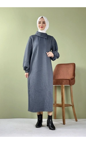 Moda Çizgi Tesettür Elbise